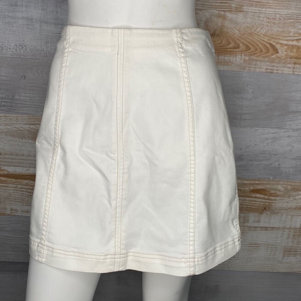 Free People Modern Femme Skirt White skirt size 12